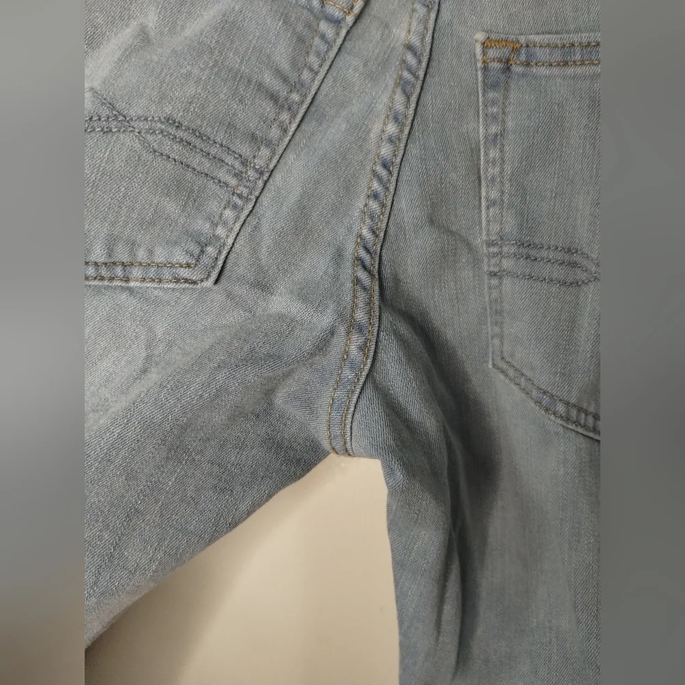 Levi's Denizen Taper Distressed Blue Jeans Size‎ 14 Regular Big Kids